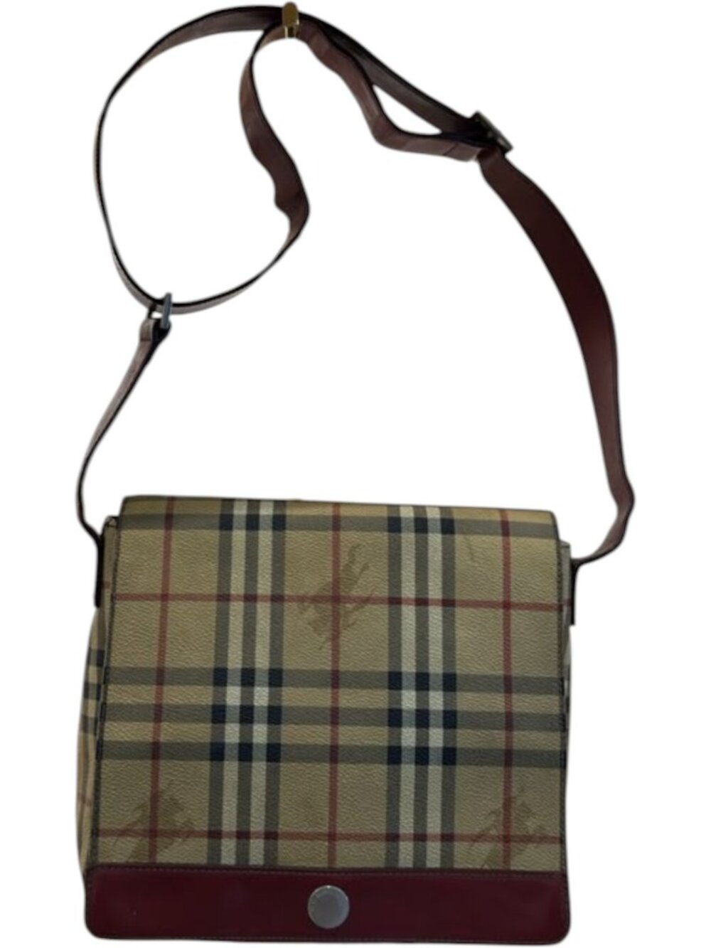 476216CR C2 Burberry Crossbody Bag Beige PVC